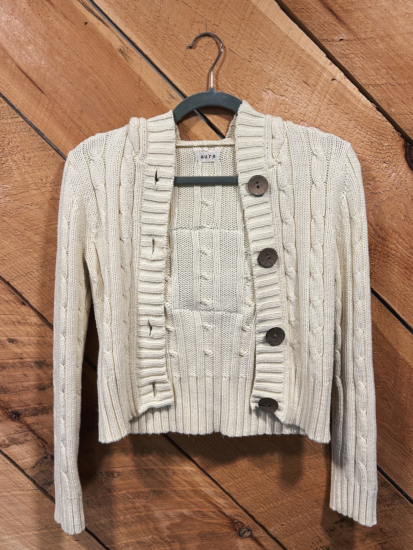 FLORAL BLOOM BLOCKED HOODED SWEATER