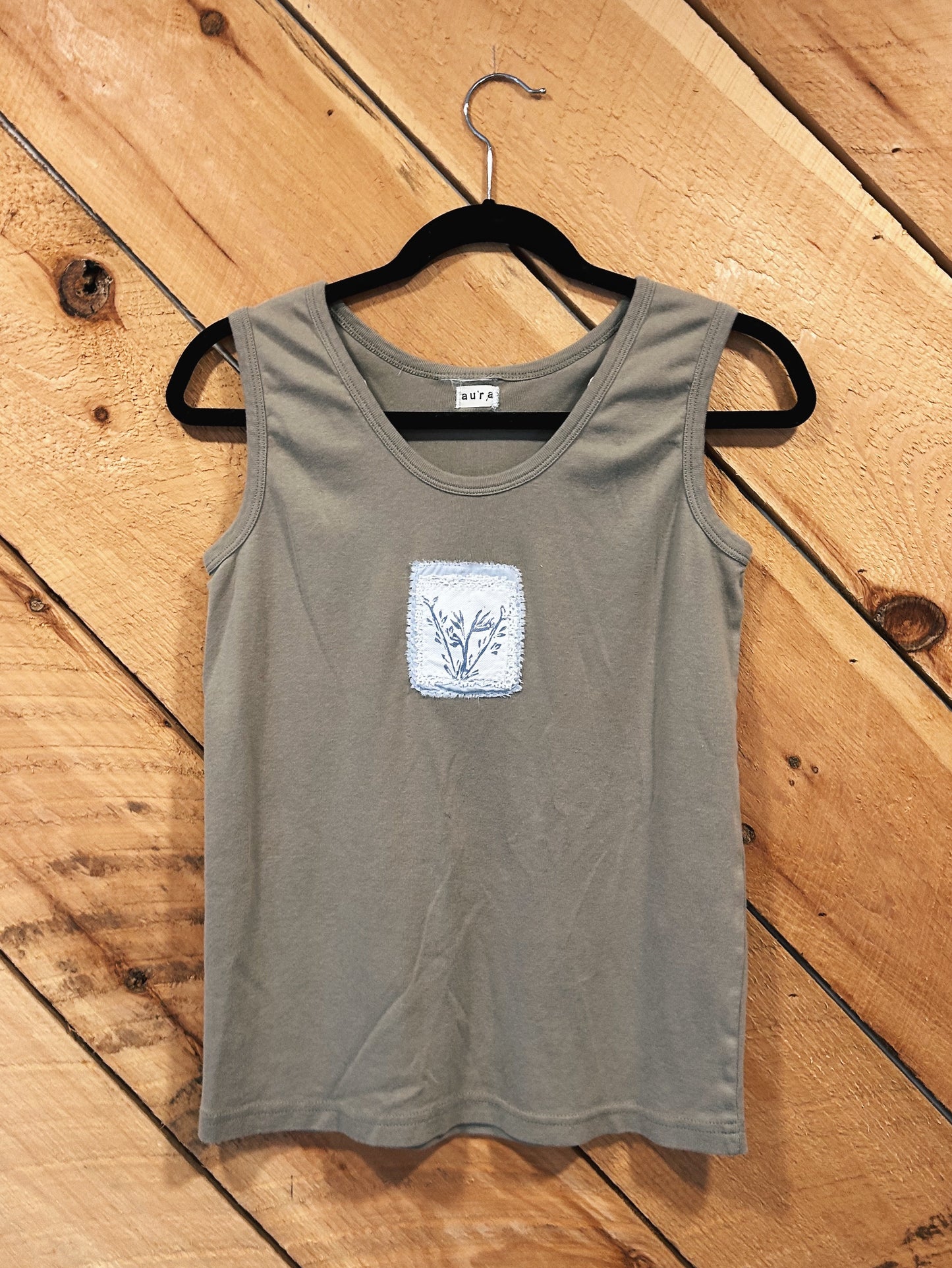 WILD FLOWER BLOCKED TANK