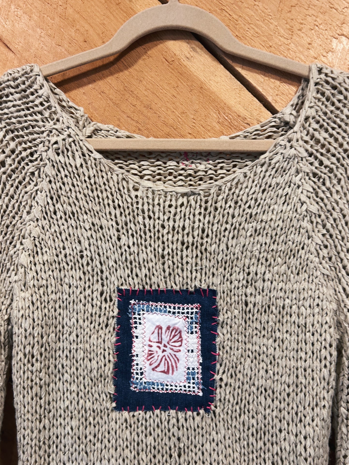 BOTIANCAL BLOOM CROCHET SWEATER