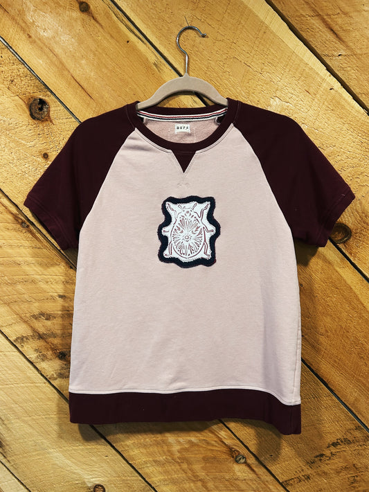 BEETLE BLOCKED TEE SWEATSHIRT