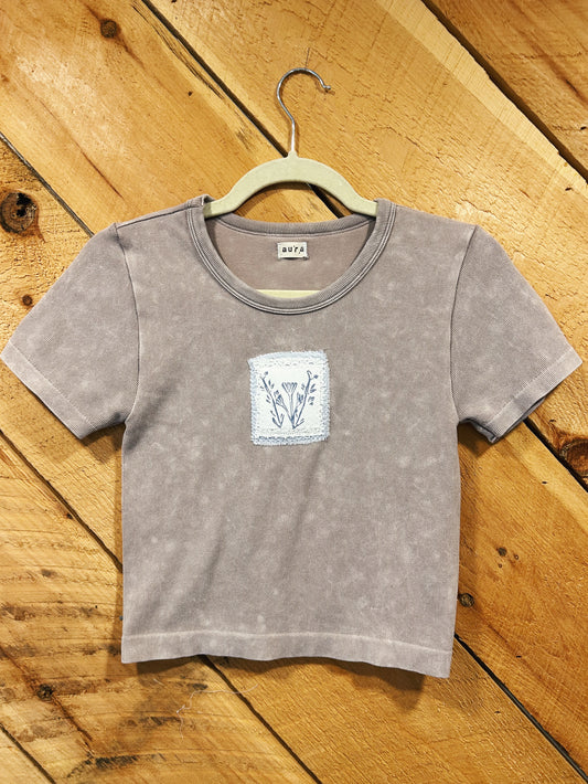 WILD FLOWER BLOCKED TEE