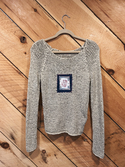 BOTIANCAL BLOOM CROCHET SWEATER